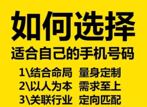 数字能量学手机号